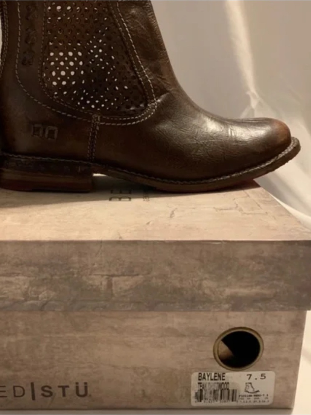 Bed Stu Teak Baylene Brown Chelsea Ankle Boots 7.5
